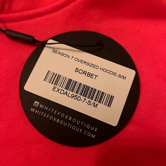 White Fox Season 7 Sorbet Oversized Hoodie - Picture 6 of 8